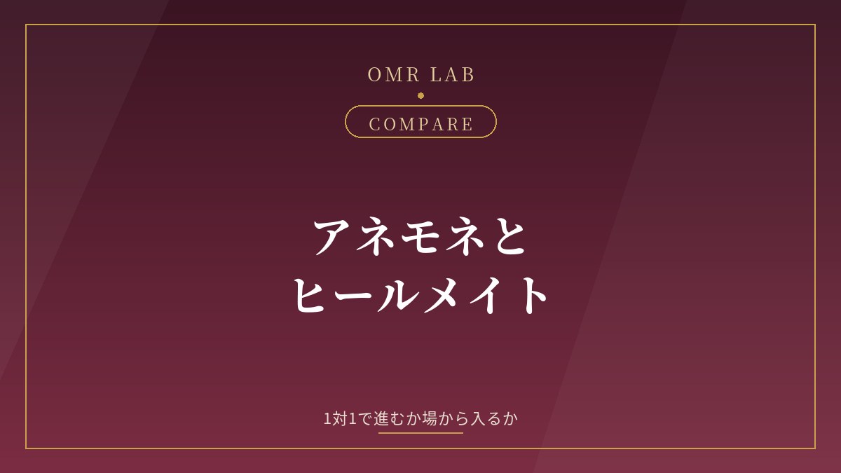 アネモネ ヒールメイト 比較 違い 料金 審査制 掲示板